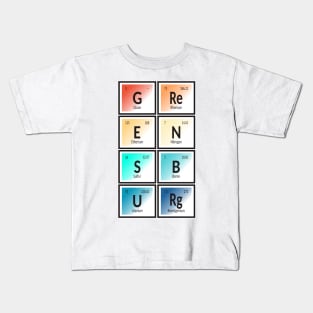 Greensburg City  | Periodic Table Kids T-Shirt